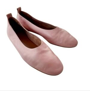 Everlane Blush Pink Leather Ballet Flats